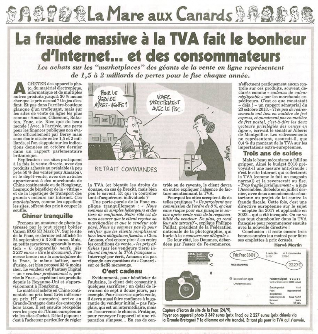 Canard enchain&eacute;